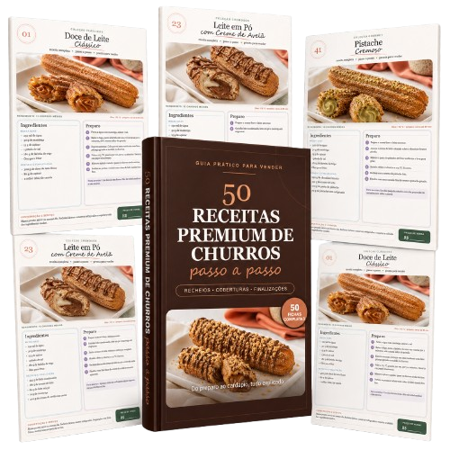 +50 Opções Prontas de Churros + Bônus